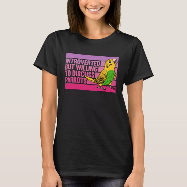 Gulten Budgie Budgerigar T Shirt (Framsida)