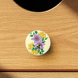 Gulten Bumblebee Lavender Flowers Knopp