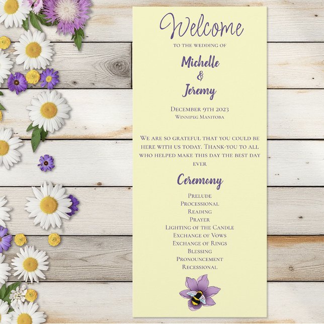 Gulten Bumblebee Lavender Flowers Program (Skapare uppladdad)