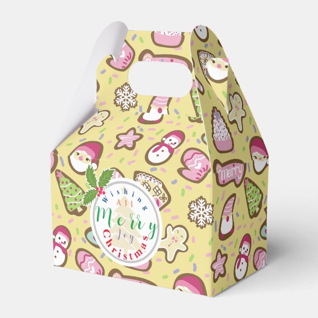 Gulten Cookies-jul Presentaskar (Framsidan Sidan)