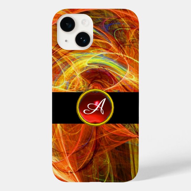Gulten CRAZY PHOTON RED RUBY GEMSTONE MONOGRAM (Baksida)