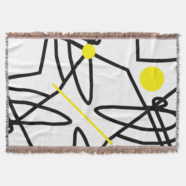 Gulten Dot Blanket i  abstrakt Art Minimalism Filt (Framsidan)