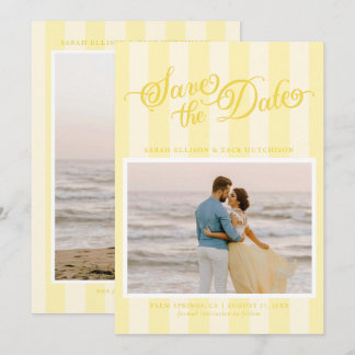 Gulten elegant stripe Butter  Skript Spara datum Datumet