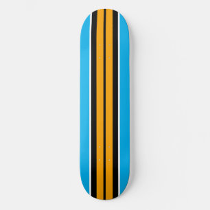 Gulten Fet Coola Black Himlar Blue Tävla Rand Mini Skateboard Bräda 18,5 Cm