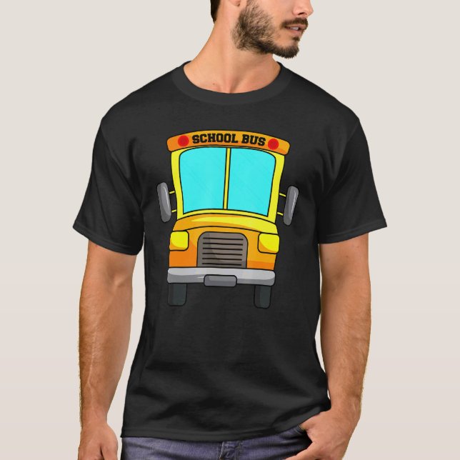 Gulten  för skolförare Buss Shuttle Student Transi T Shirt (Framsida)