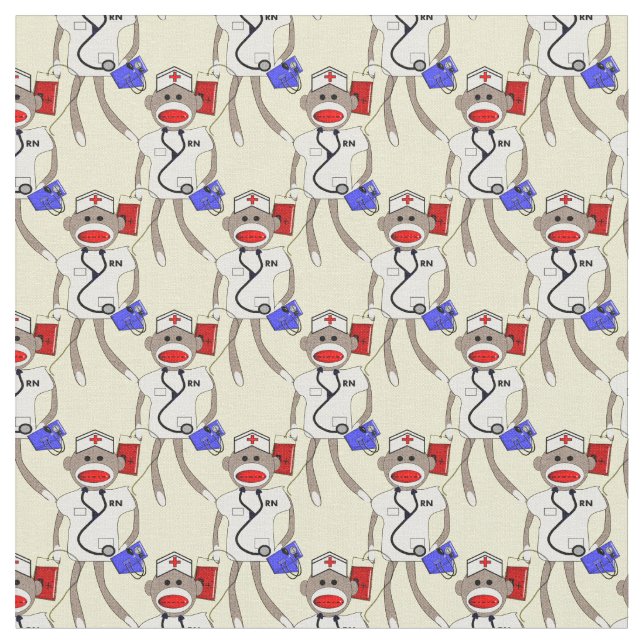 Gulten för väder-Sock monkey-väv Tyg (Närbild)