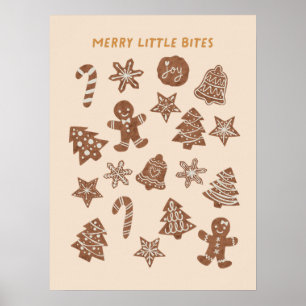 Gulten God Bita jul Cookies Poster