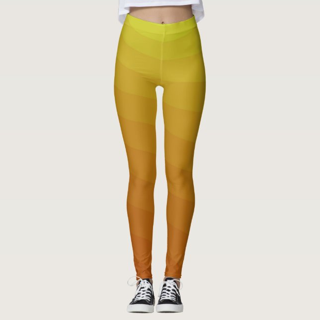 Gulten Gradient Stripe Ombre Leggings (Framsida)