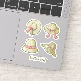 Gulten Honale Summer Hats Klistermärken