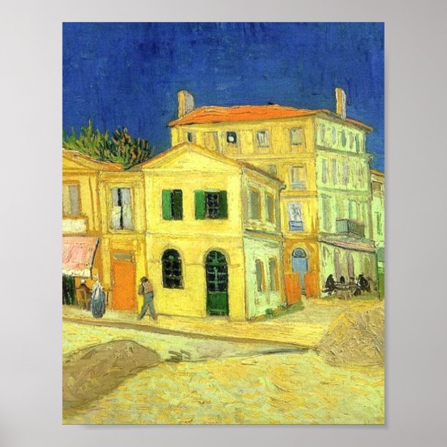 Gulten House av Vincent Van Gogh Poster (Framsidan)