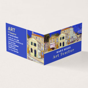 Gulten House by Van Gogh, Art Teacher Visitkort
