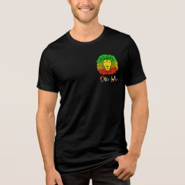 gulten Jamaica, lejon grönt, en kärlek T Shirt