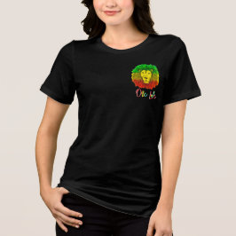 gulten Jamaica, lejon grönt, en kärlek T Shirt