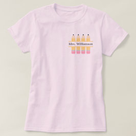 Gulten Lärarens anpassade namn T Shirt