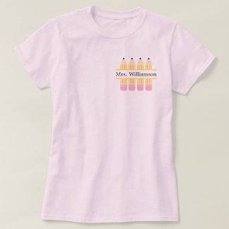 Gulten Lärarens anpassade namn T Shirt