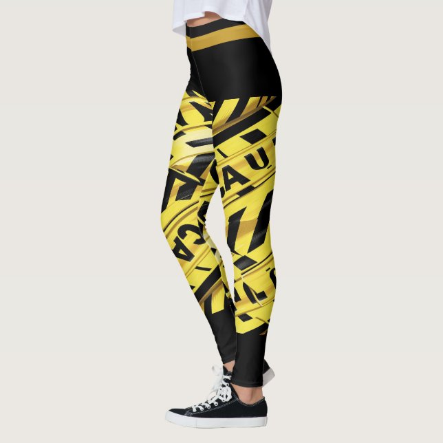 Gulten Leging av varningsband Leggings (Vänster)