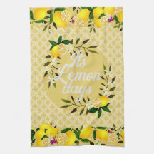Gulten Lemon Days Motif
