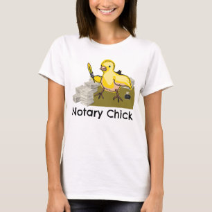 Gulten Luddfyllning och dokument för notarius Chic T Shirt