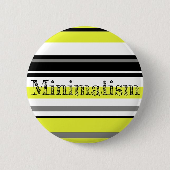 Gulten Minimalism Black Rand Knapp (Framsida)