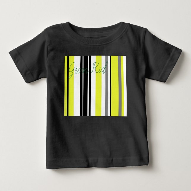 Gulten Minimalism Black Rand T Shirt (Framsida)