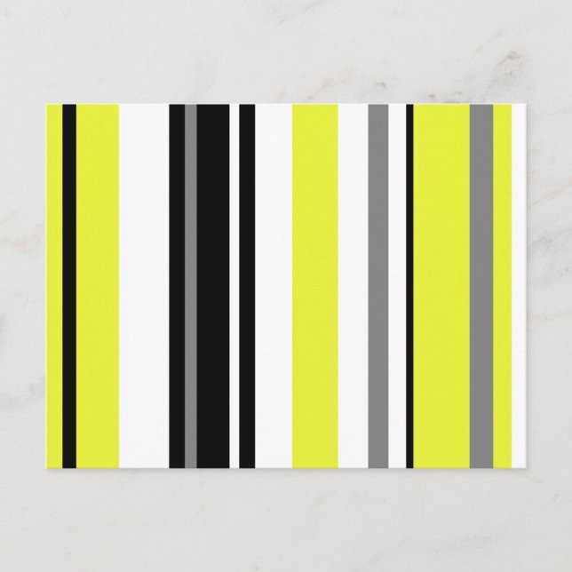 Gulten Minimalism Black Rand Vykort (Framsida)