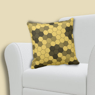 Gulten Nature Inspired Honeycomb Mönster Kudde
