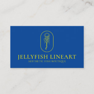 Gulten Nautical Jellyfish Visitkort