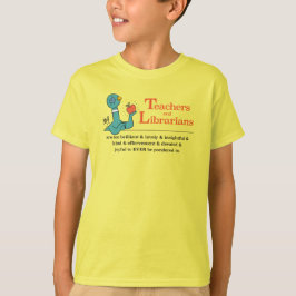 Gulten Pigeon-lärare och bibliotekarier Kids T Shirt