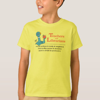 Gulten Pigeon-lärare och bibliotekarier Kids T Shirt