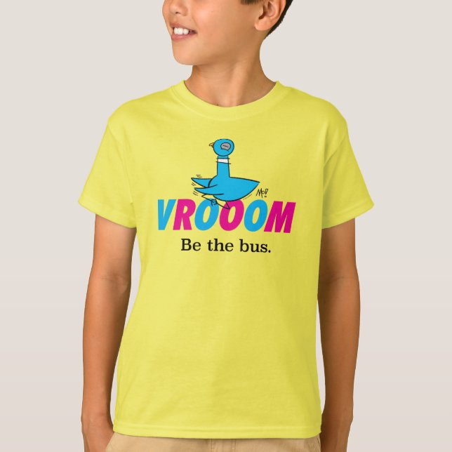 Gulten Pigeon Vroom Kids T Shirt (Framsida)