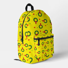 Gulten polka dots för julkrans