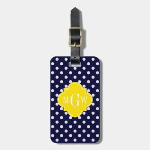 Gulten Quatrefoil 3 Monogram Bagagebricka