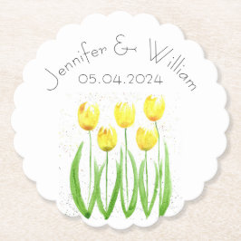 Gulten Rustic Bröllop Underlägg Papper