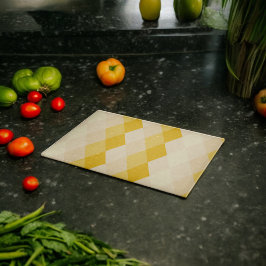 Gulten Skugga Rhombus Shape Mönster