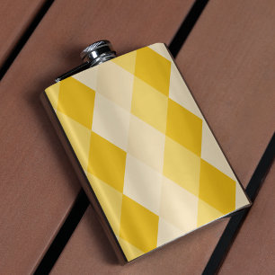 Gulten Skugga Rhombus Shape Mönster Fickplunta