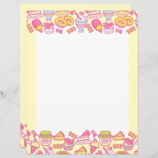 Gulten Söta bakverk och drycker (Fram/baksida)