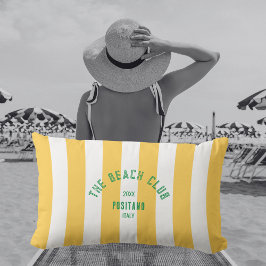 Gulten Vapenskölden Beach Klubb Cabana Rand Lumbarkudde