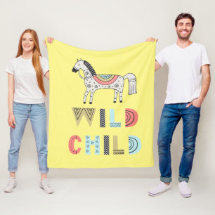 Gulten Wild Child Scandinavian Horse Baby Fleecefilt