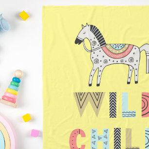 Gulten Wild Child Scandinavian Horse Baby Fleecefilt