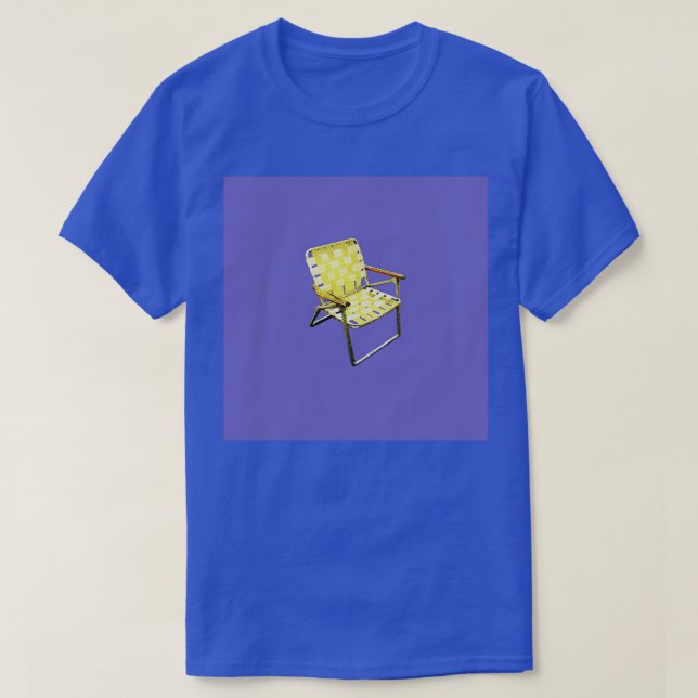 Gultens advokat i fält i Violet Blue T Shirt (Design framsida)
