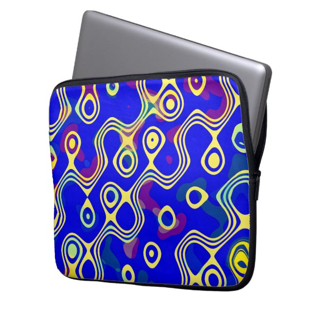 Gultens beröring laptop fodral (Framsidan Vänster)