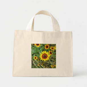 Gultens blomma mini tygkasse