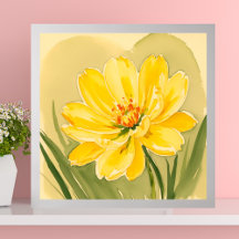 Gultens blommande Blommdesign