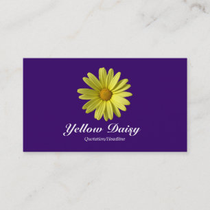 Gultens Daisy - djup Lila Visitkort