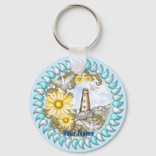 Gultens Daisy fyr Nyckelring