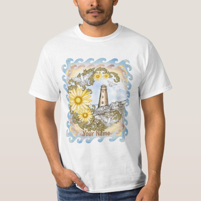 Gultens Daisy fyr T Shirt (Framsida)