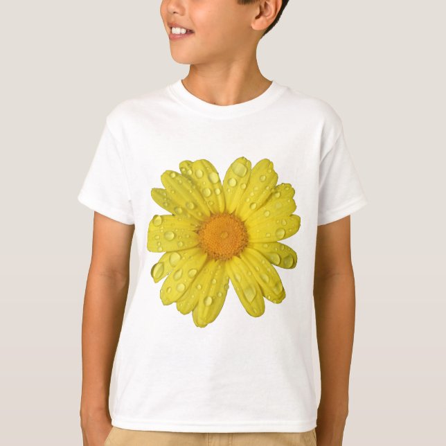 Gultens Daisy i regnet T Shirt (Framsida)