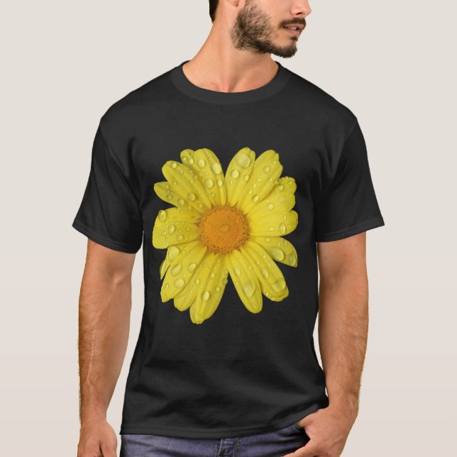 Gultens Daisy i regnet Tee Shirt (Framsida)