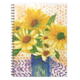 GULTENS DAISY i VAS Anteckningsbok