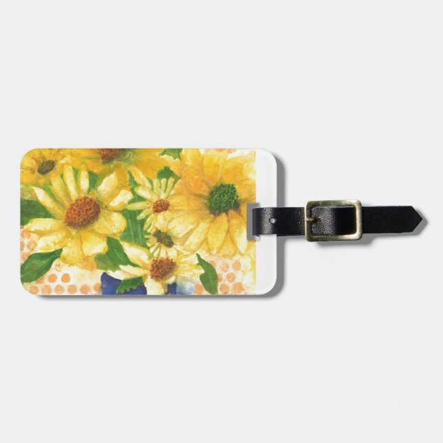 GULTENS DAISY i VAS Bagagebricka (Horisontell Framsida)